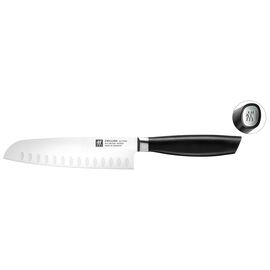 Faca santoku 18 cm, Prata