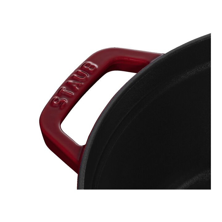La Cocotte, Cocotte 24 cm, Rond(e), Bordeaux, Fonte, large 2