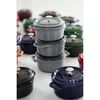 La Cocotte, Cocotte 12 cm, rund, Graphit-Grau, Gusseisen, small 4