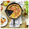 Pans, 28 cm / 11 inch cast iron Traditional Deep Frypan, black, small 2
