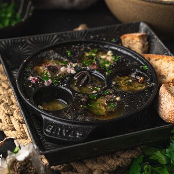 Escargot Tabağı | d&ouml;k&uuml;m demir | 14 cm,,large 4
