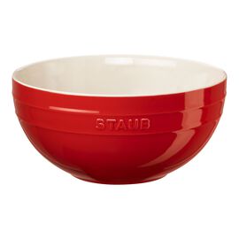 Taça 24 cm, Cerâmica, Vermelho cereja