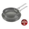 Salina, Set de po&ecirc;les, 2-pcs. /24/28 cm, gris pierre, Aluminium, small 1