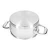 Atlantis 7, Gryde Med l&aring;g 16 cm, 18/10 rustfrit st&aring;l, small 4