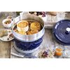 D&ouml;k&uuml;m Tencere Buharlı Pişirici ile | Koyu Mavi | 26 cm | 5,25 l | yuvarlak,,large