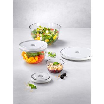 Vacuum bowl set S/M/L / 3-par&ccedil;a, Cam, şeffaf-beyaz,,large 8