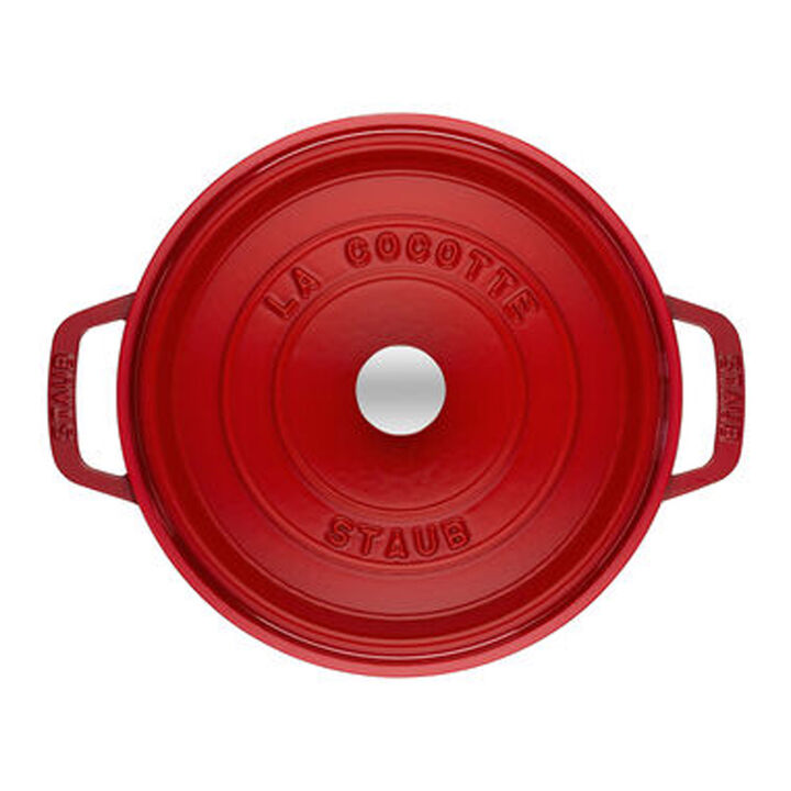 La Cocotte, 6.75 l cast iron round Dutch Oven, cherry, large 3