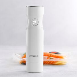 Vacuum pump with charging cap, White
