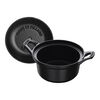 Specialities, La coquette 12 cm, redondo, Preto, small 4
