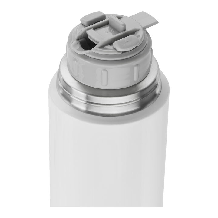 Thermo, Thermosfles, 1 l, Wit-Grijs, large 2