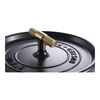 La Cocotte, Cocotte Buster+Punch 24 cm / 3,8 l, Rond, Zwart, small 6