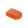 Ceramique, 14 x 11 cm, Assiette chaude, Orange, small 3