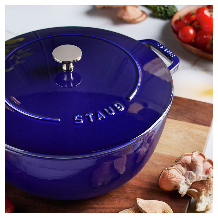 La Cocotte, 4.8 l cast iron round French oven, dark-blue - Visual Imperfections, large 2