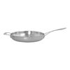 Industry 5, 12.5-inch, 18/10 Stainless Steel, Fry Pan With Helper Handle, small 1