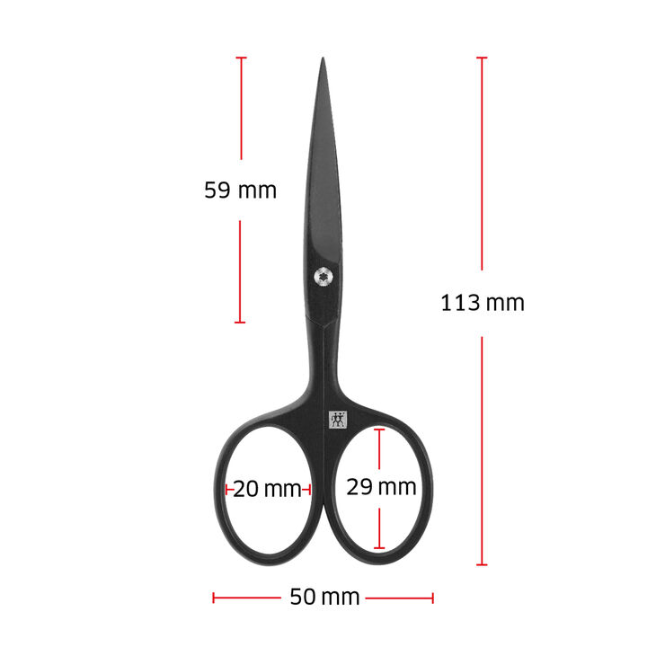 PREMIUM, Tesoura para barba 11 cm, Carbono tipo diamante, large 4