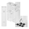 Fresh & Save CUBE, CUBE-set, S / 7-delig, transparant-wit, small 1