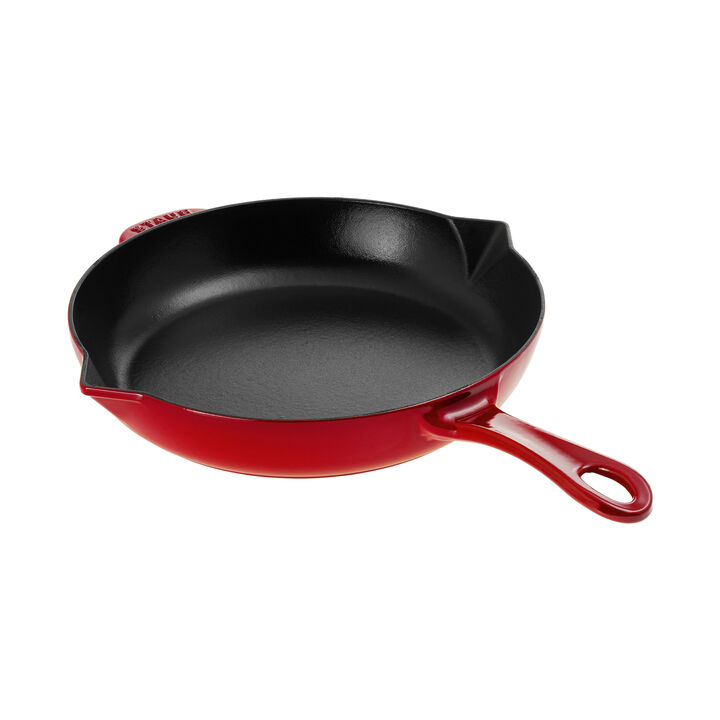 Pans, 26 cm / 10 inch cast iron Frying pan, cherry, large 4