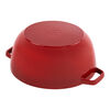 La Cocotte, 4.8 l cast iron round Year of the Horse French Oven, cherry, small 12