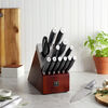 Graphite, 14-pcs, Knife block set, brown, small 7