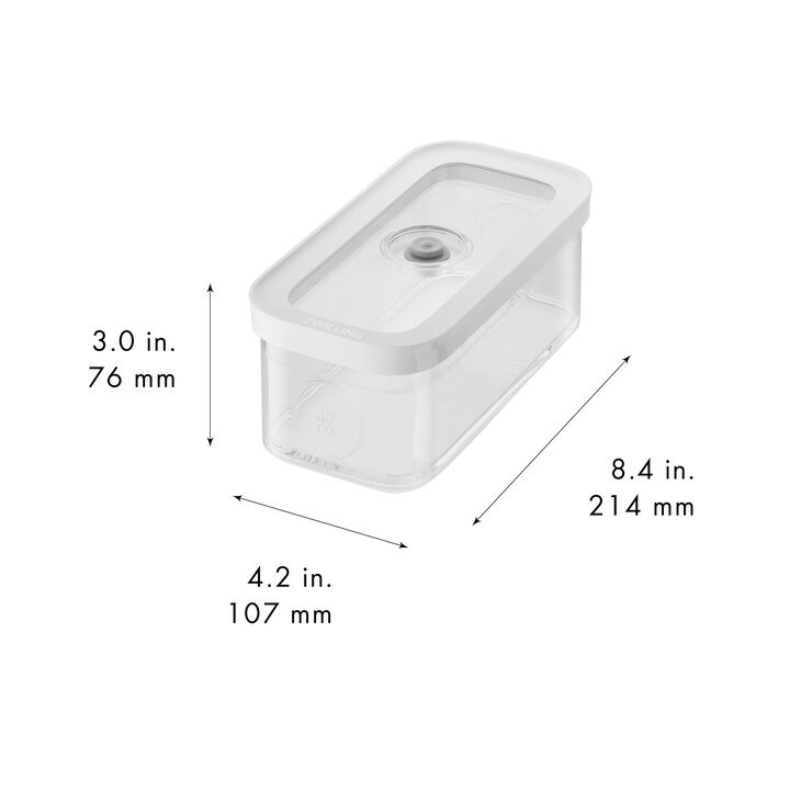 Fresh & Save CUBE, CUBE Container M / 21 cm, 0.75 Qt, Transparent-White, large 2