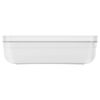 Fresh & Save, Vakuum Lunchbox Set, 3-tlg. / L flach, Wei&szlig;-Grau, Kunststoff, small 3