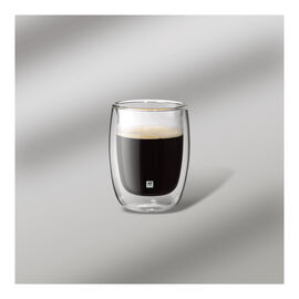 Doppelwandiges Kaffeeglas 200 ml / 2-tlg