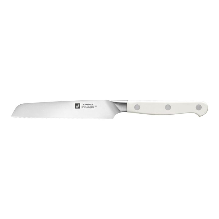 Pro le blanc, 5-inch Utility Knife, Serrated Edge , large 1