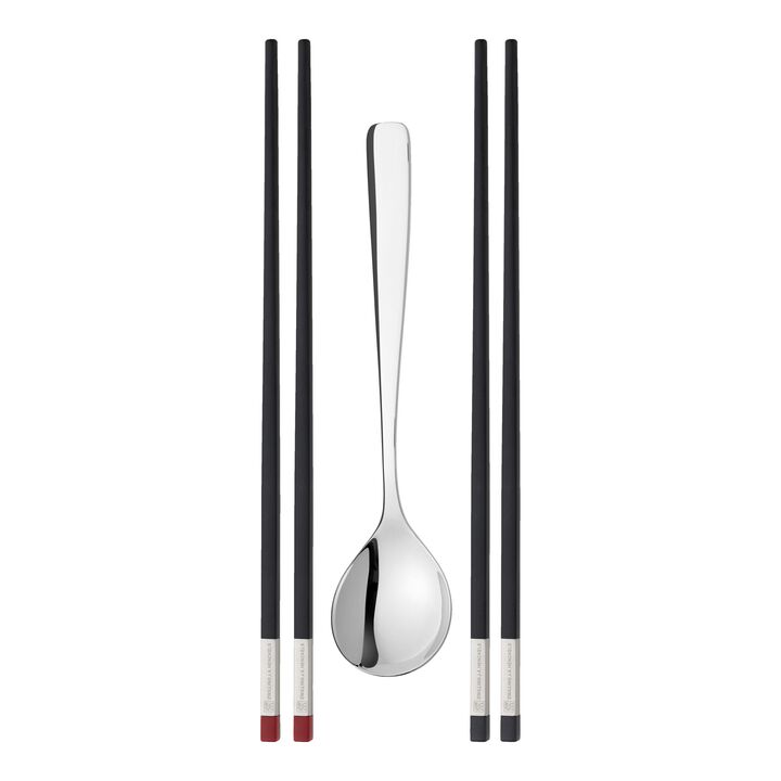 Chopsticks, Juego de palillos 5-pzs, mate/pulido, large 1