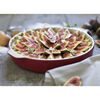 Ceramique, 30 cm ceramic round Pie dish, cherry, small 2