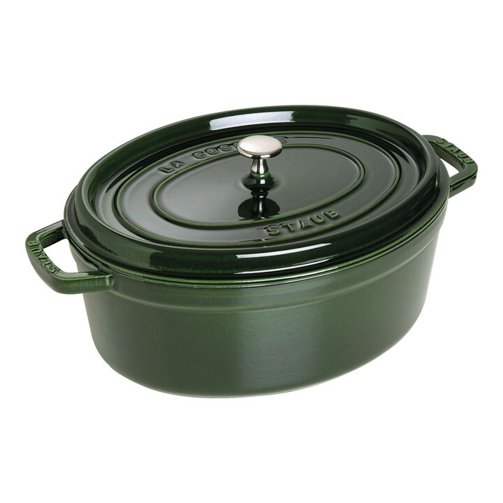 La Cocotte, Cocotte ovale - 33 cm, basilico, large 1