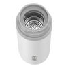 Thermo, Thermos infusiefles, 420 ml, Wit-Grijs, small 2