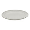 Plato plano 20 cm, Cer&aacute;mica, Blanco trufa,,large