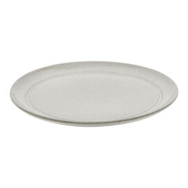 Teller flach 20 cm, rund, Weisser Trüffel, Keramik