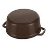 La Cocotte, Cocotte rotonda - 28 cm, cioccolato, small 13
