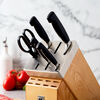 Four Star, 7-pc, Knife block set, Natural, small 6