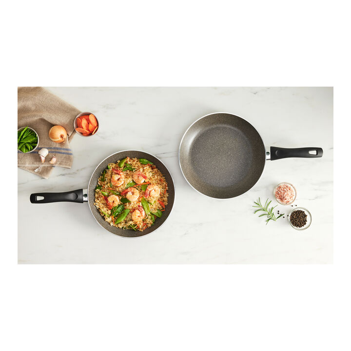 ZWILLING PRO 7PC SHARP BLOCK AND 2PC BOLOGNA GRANITIUM FRYING PAN SET, large 4
