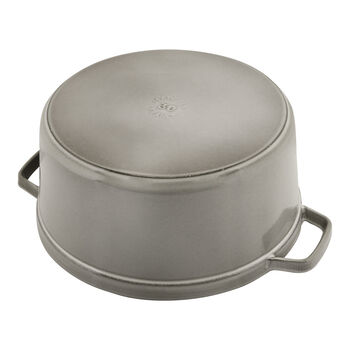 D&ouml;k&uuml;m Tencere | Grafit Gri | 24 cm | 3,7 l | yuvarlak,,large 12