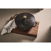 La Cocotte, 4.8 l cast iron round French oven horse, black - Visual Imperfections, small 12