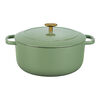 Bellamonte, Cocotte 26 cm, Rond(e), Vert, Fonte, small 2