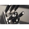 All * Star, 7-pcs, Knife block set, silver, anthracite, small 5