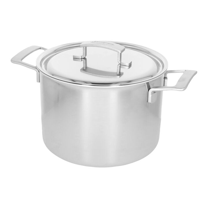 Industry 5, 8.5 qt Stock Pot With Lid, 18/10 Stainless Steel , large 3