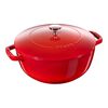 La Cocotte, 3.6 l cast iron round French oven, cherry, small 1