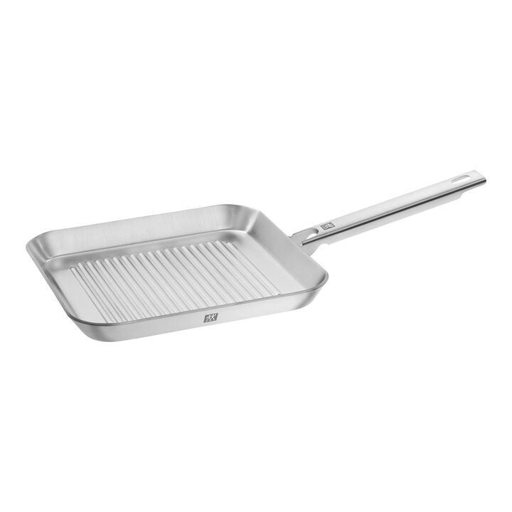 Plus, Grillpande 24 x 24 cm, 18/10 rustfrit stål, Sølv, large 1