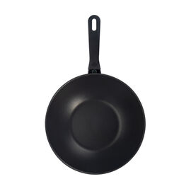 Wok 30 cm, Alumínio, Preto