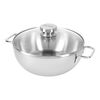 Apollo 7, 24 cm, Serveringspanna med glaslock, Silver, small 7