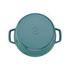 La Cocotte, 24 cm round Cast iron Cocotte mint-green, small 10