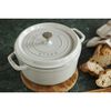 La Cocotte, 16 cm round Cast iron Cocotte white truffle, small 7