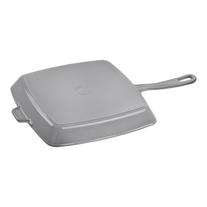 Grill Pans, American Grill 30 cm, Gusseisen, Graphit-Grau, large 4