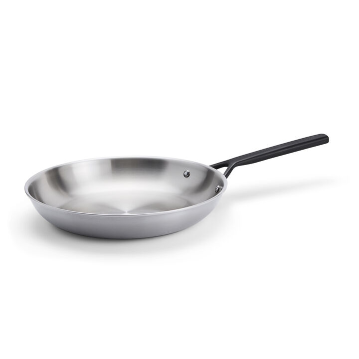 Milano Stainless Steel, 12-inch, Frying Pan, Gun Metal, large 1