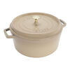 La Cocotte, 5.25 l cast iron round Cocotte, sesame, small 1